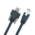 Cat6 Screw Lock Horizontal RJ45 High-Flex Towline Cable 5M 180° W224159