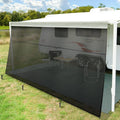 Black Mesh RV Awning Sun Shade Screen 15'x9' H3750