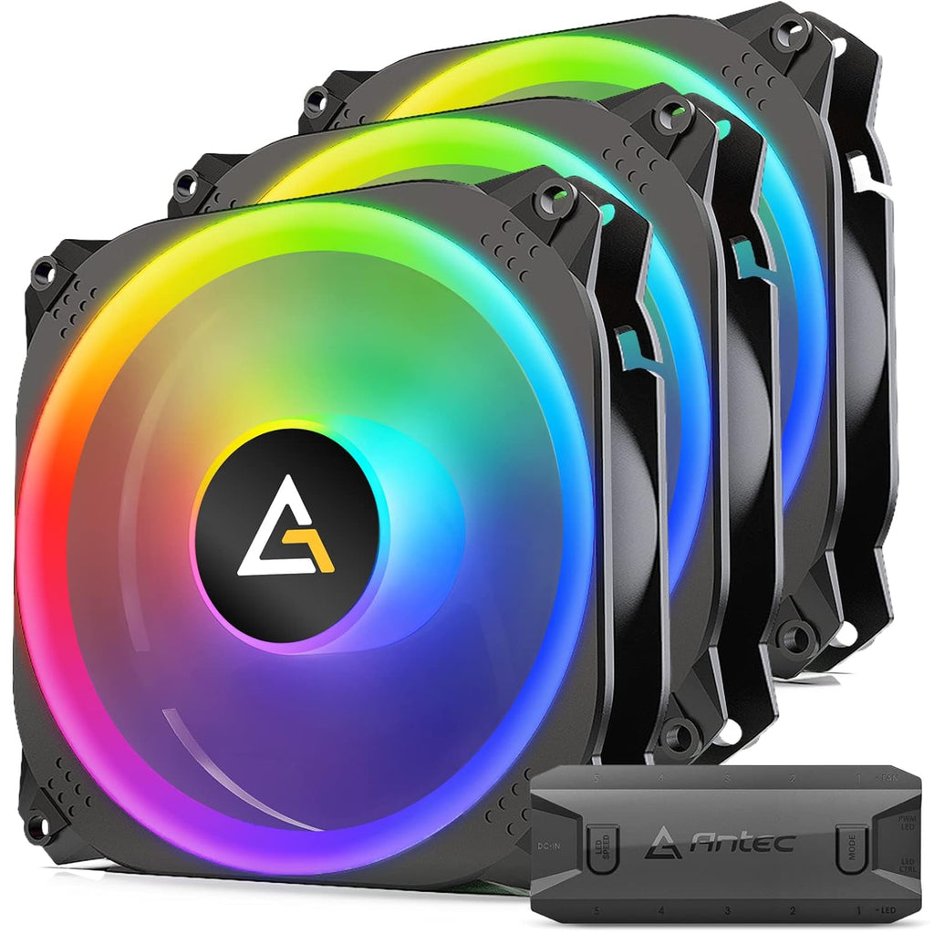 120 RGB Case Fans 3 Packs with Controller U172
