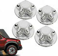 4PCS Chrome 5-Lug Steel Wheel Center Caps S69657