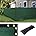 Black 6' x 50' Fence Privacy Screen with Grommets V4570
