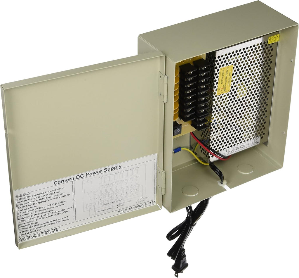 16 Channel CCTV Camera Power Supply 12VDC 10Amps R49473