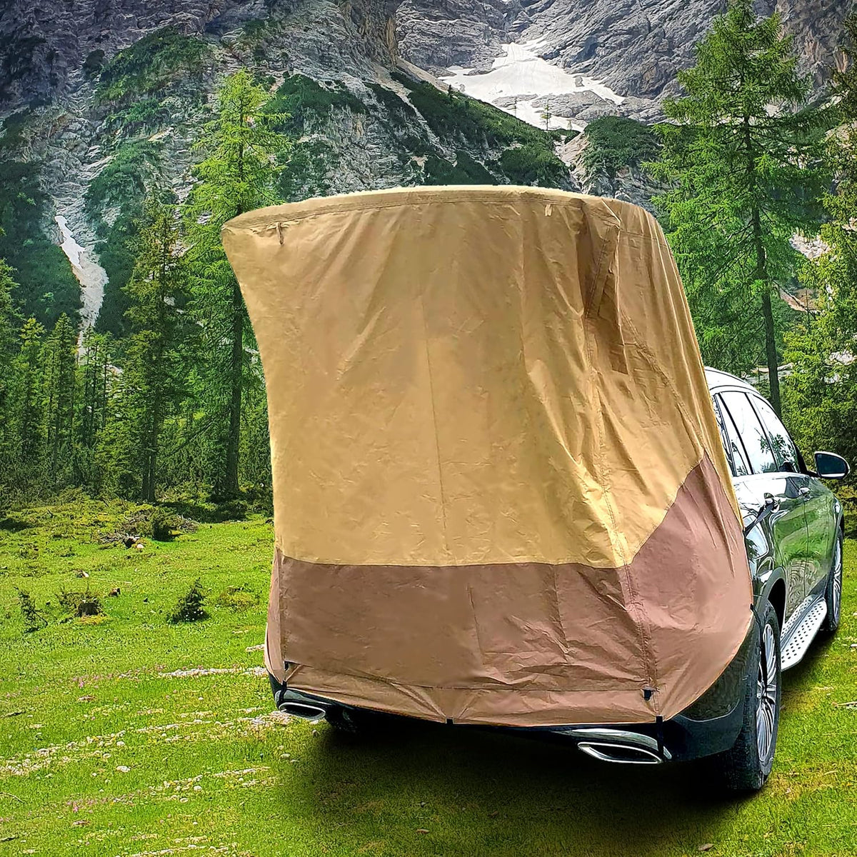 Waterproof Tailgate Shade Awning Tent J744036