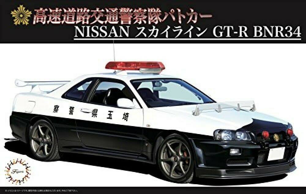 Nissan Skyline GT-R Police Car 1/24 Scale Kit I57748