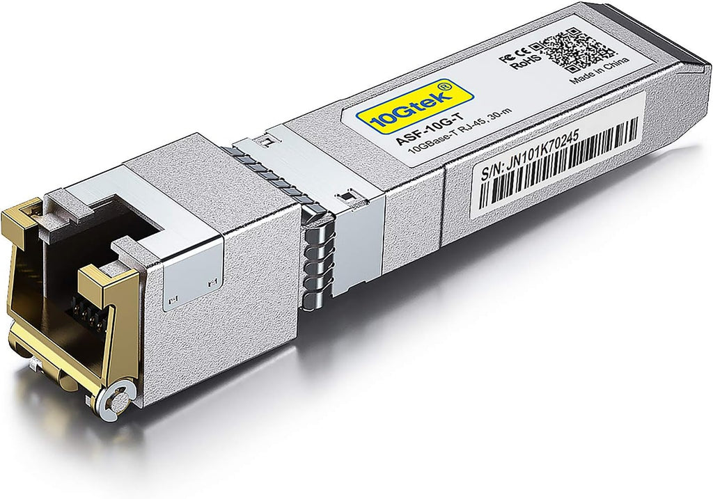 10GBase-T SFP+ Transceiver, RJ-45, up to 30 Meters F846500