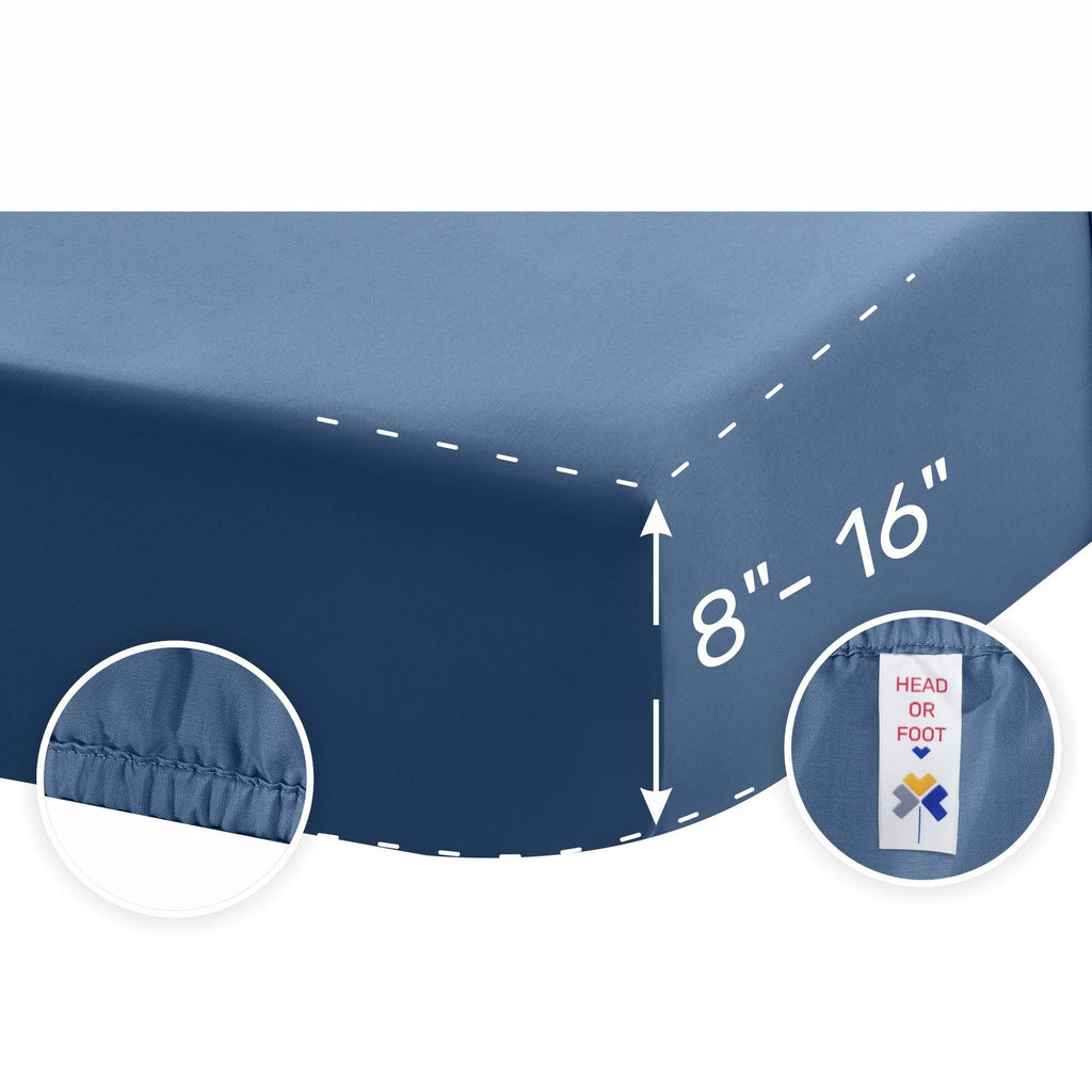 Full Size Sateen 4 Piece Sheet Set H8713