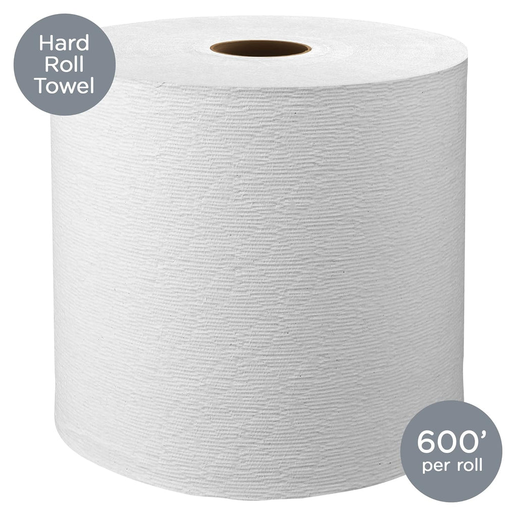 Hard Roll Paper Towels White 6 Rolls H5970