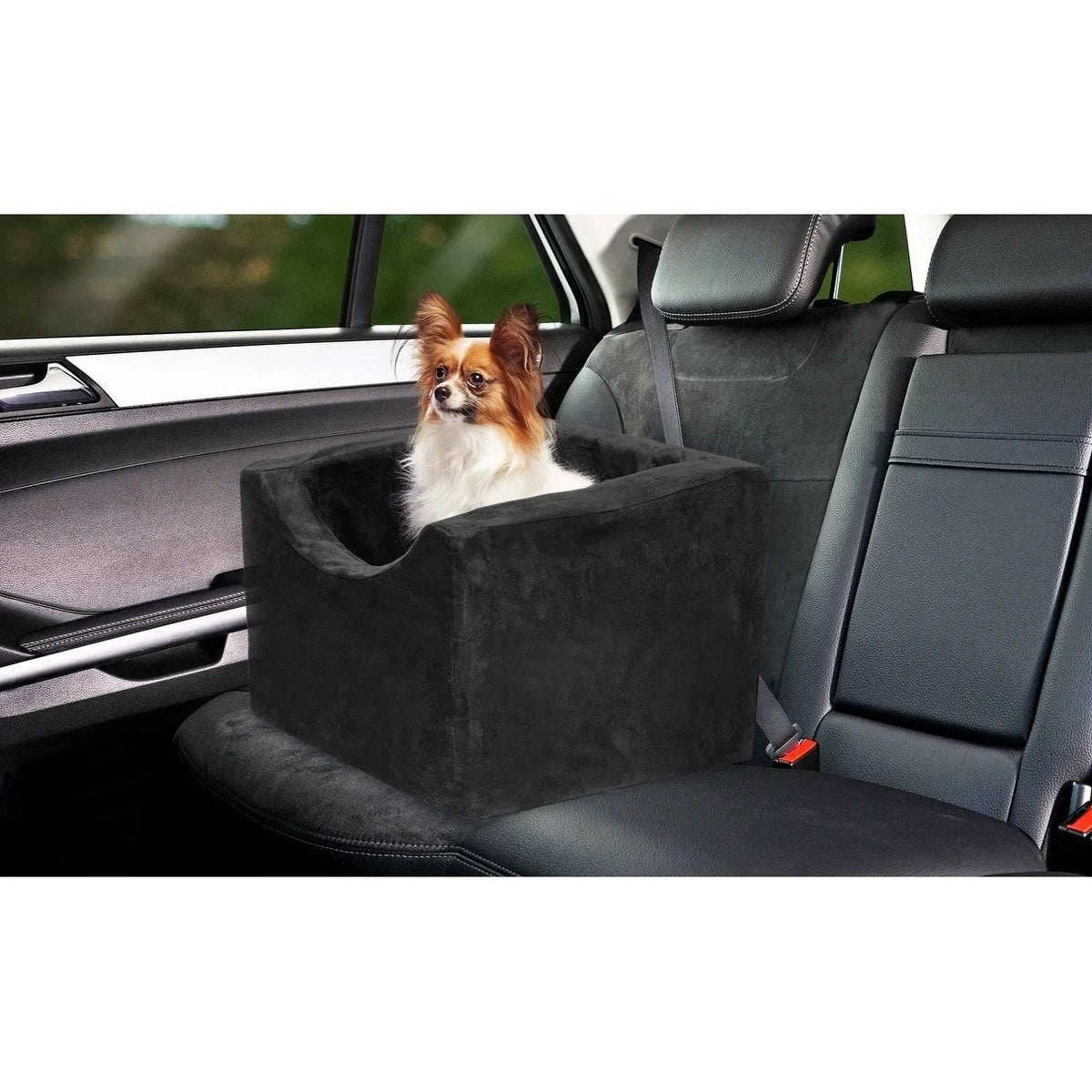Pink Foam Pet Car Booster Seat U15084