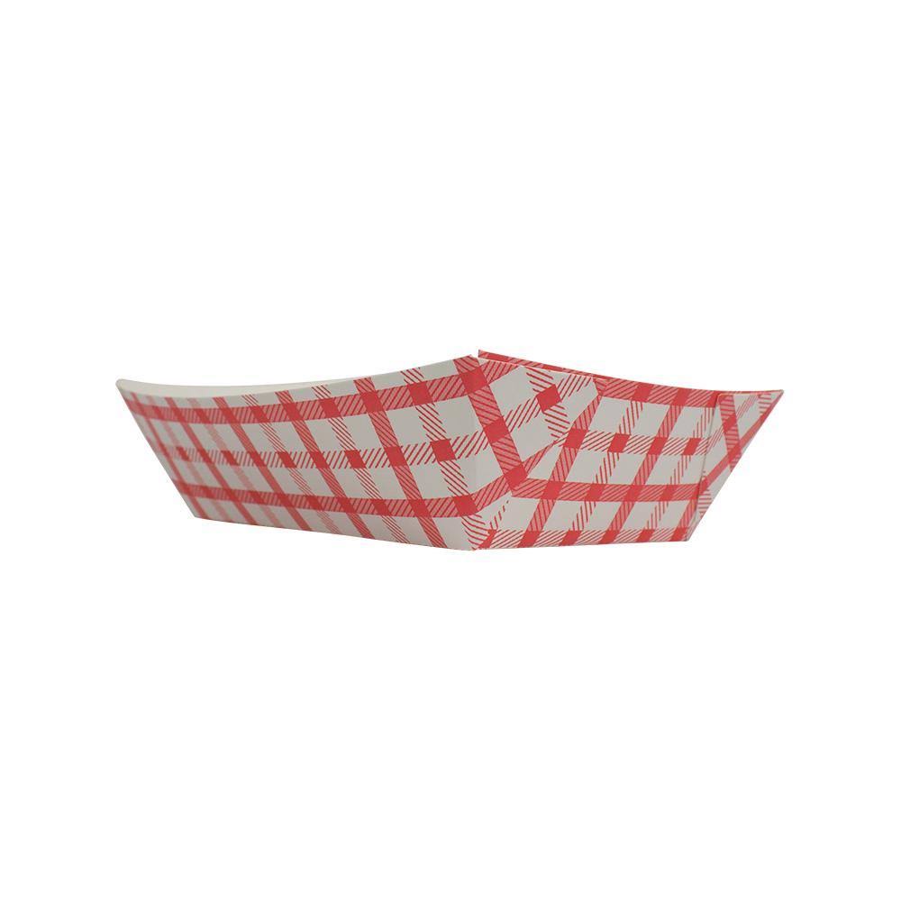 Food Tray 2 lb Checkered Red Case of 1000 B437939
