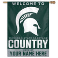 Michigan State Spartans 27 x 37 1-Sided Vertical Banner A527918