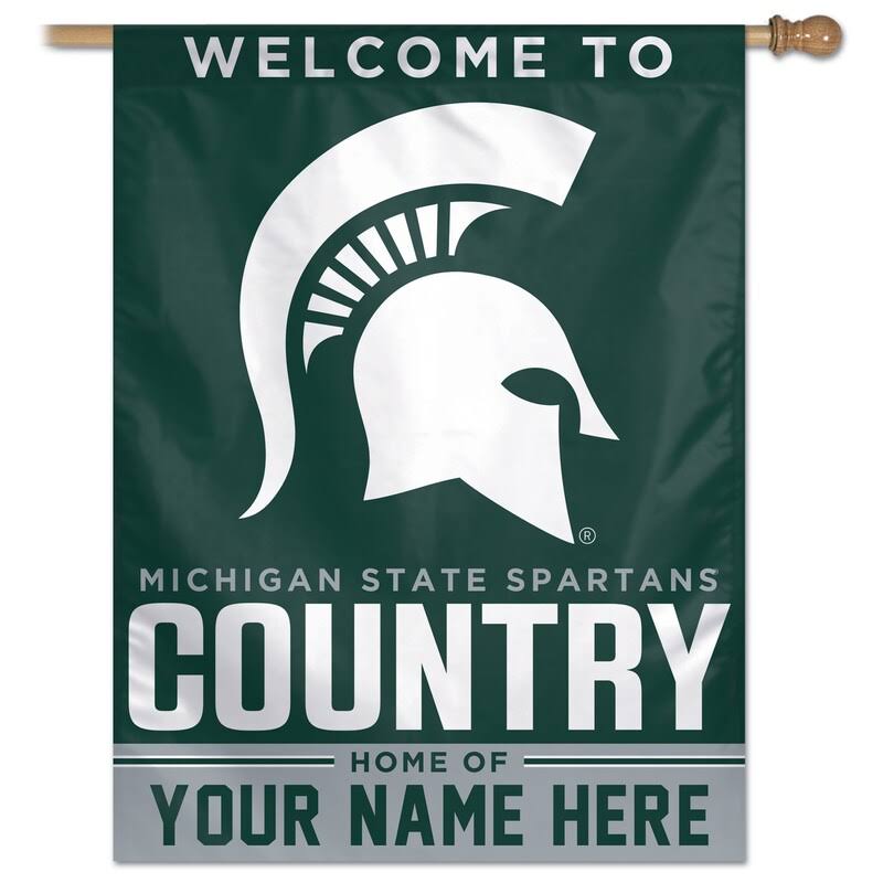 Michigan State Spartans 27 x 37 1-Sided Vertical Banner A527918