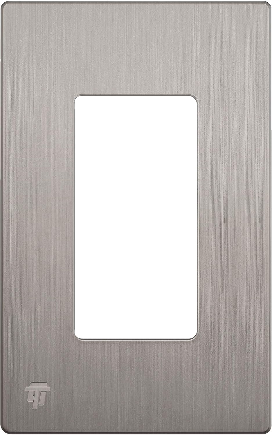 Screwless Decorator Wall Plate Outlet Cover, Gloss Finish, 1-Gang, Unbreakable Polycarbonate Thermoplastic, Gold W443