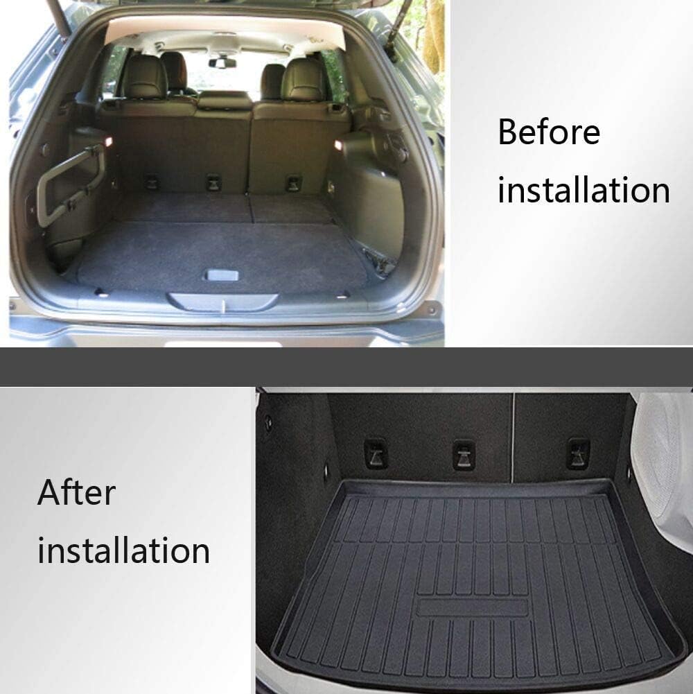 Cargo Mat Cargo Tray Cargo Liner Trunk Cover Floor Mat for Jeep Cherokee 2014-2018 T319