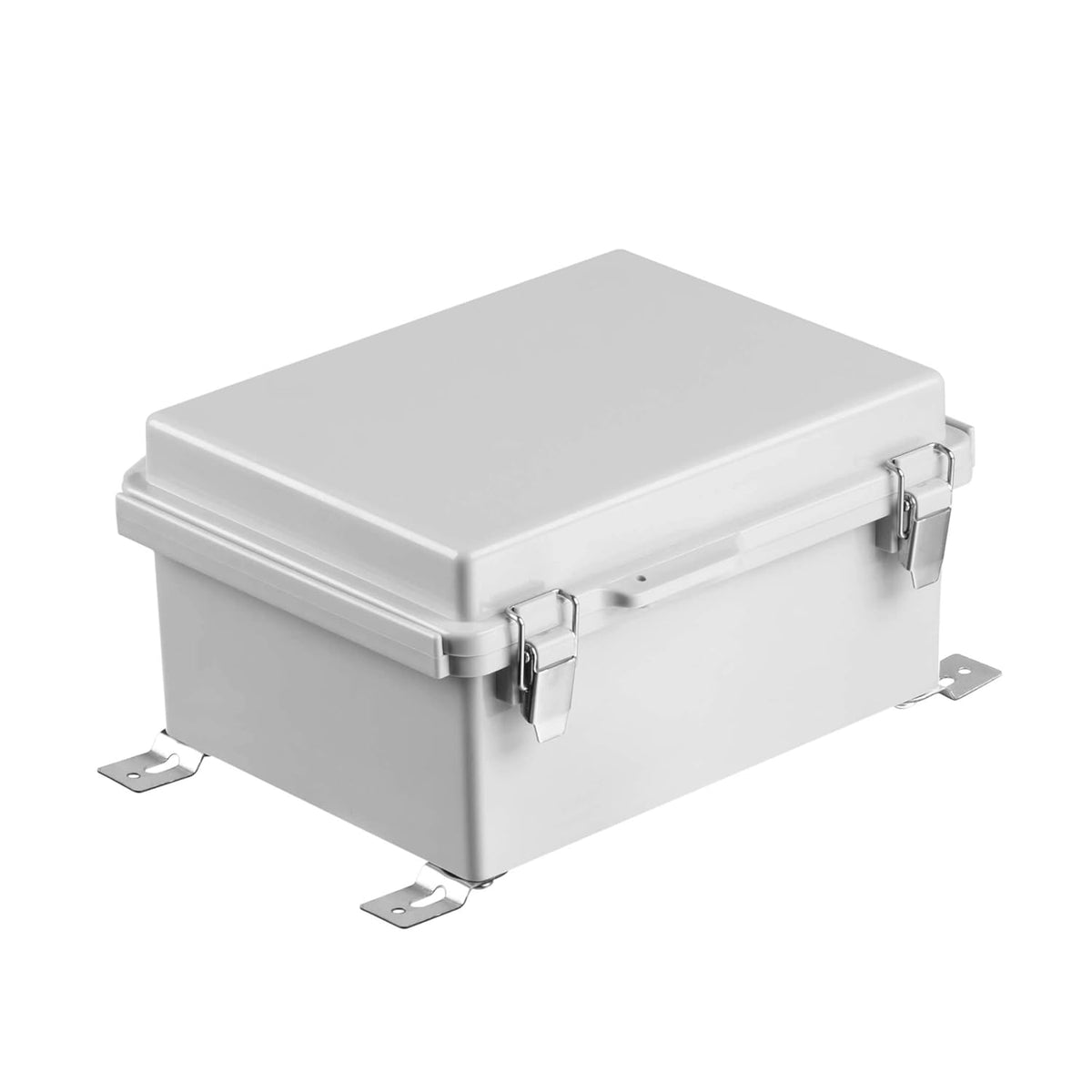 IP67 Waterproof Hinged Cover Plastic Junction Box with Mounting Plate 400×300×180mm W370