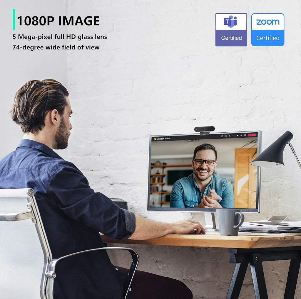 1080P HD Computer Webcam with Microphone F384153