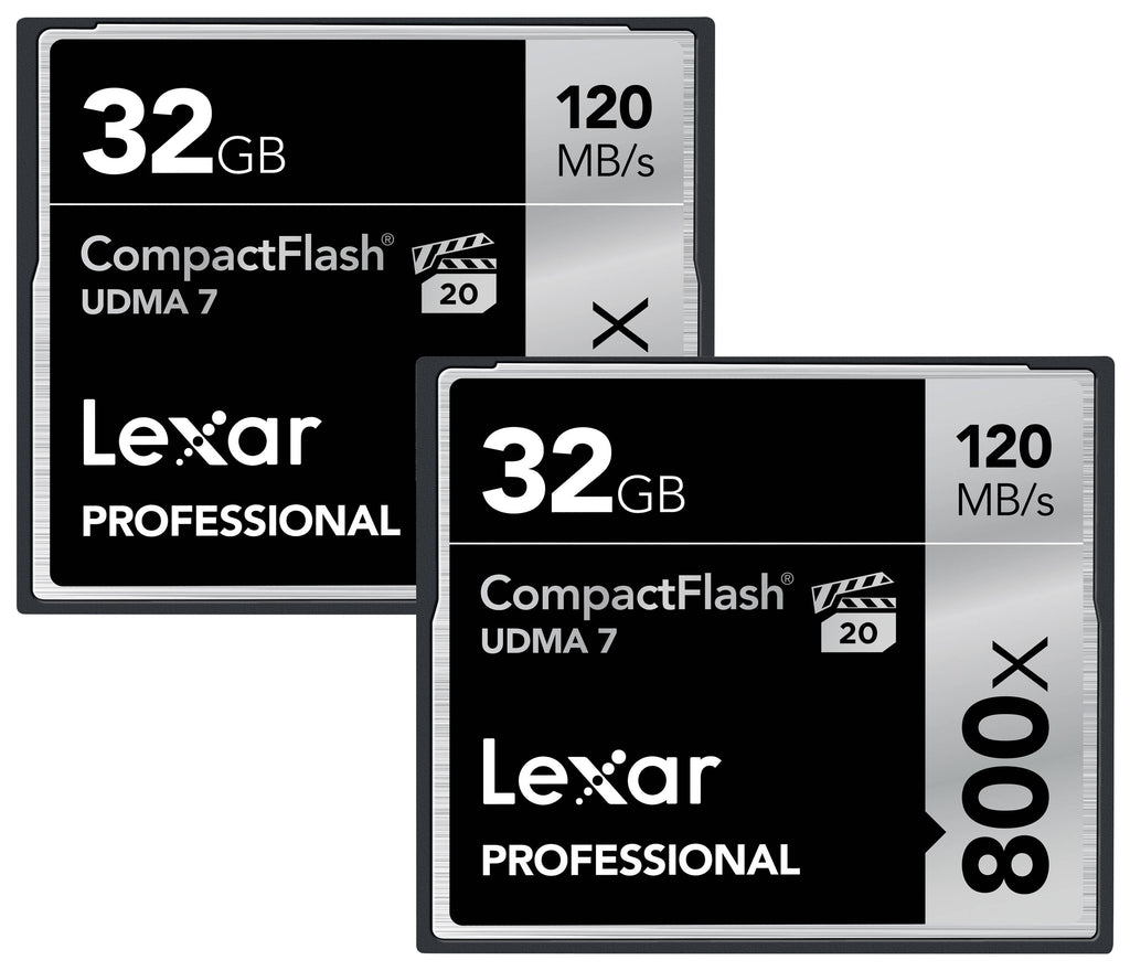 32 GB CompactFlash Memory Card Pack of 2 B1130