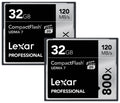 32 GB CompactFlash Memory Card Pack of 2 B1130