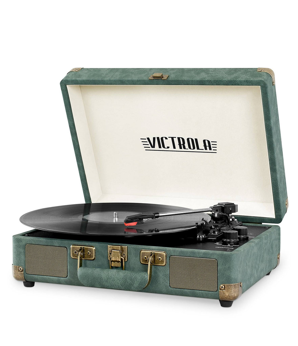 Bluetooth Suitcase Record Player with 3-Speed Turntable Z56441