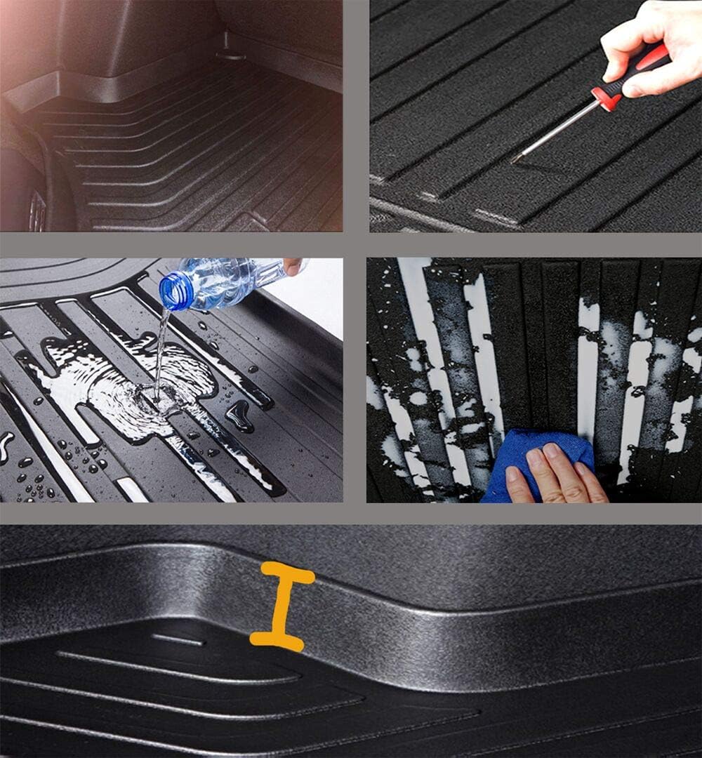 Cargo Mat Cargo Tray Cargo Liner Trunk Cover Floor Mat for Jeep Cherokee 2014-2018 T319
