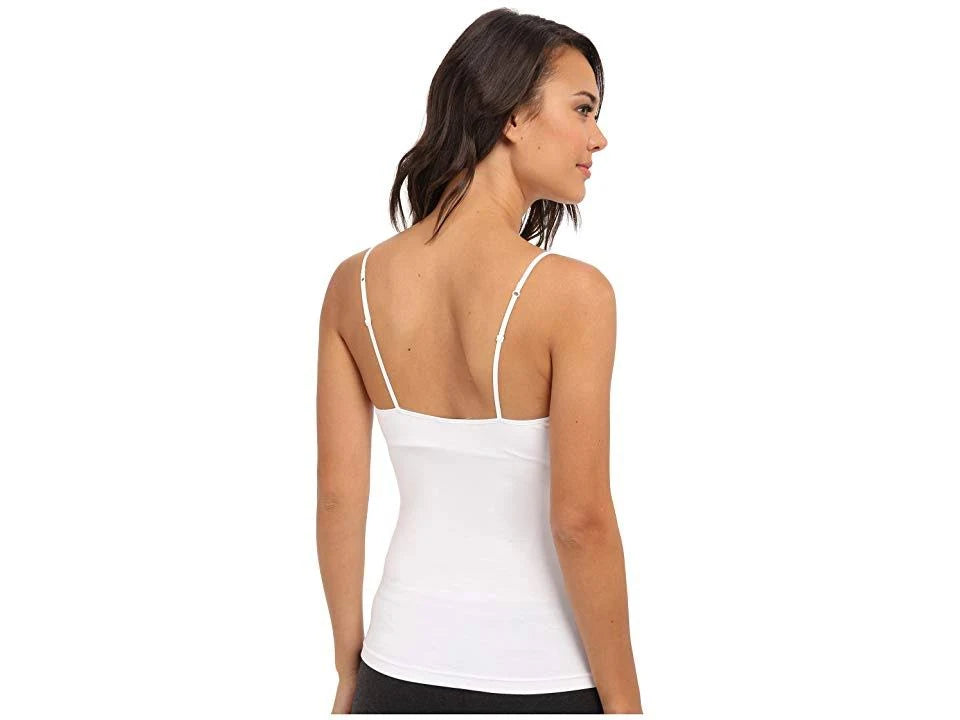 White Long Camisole with Shelf Bra B351