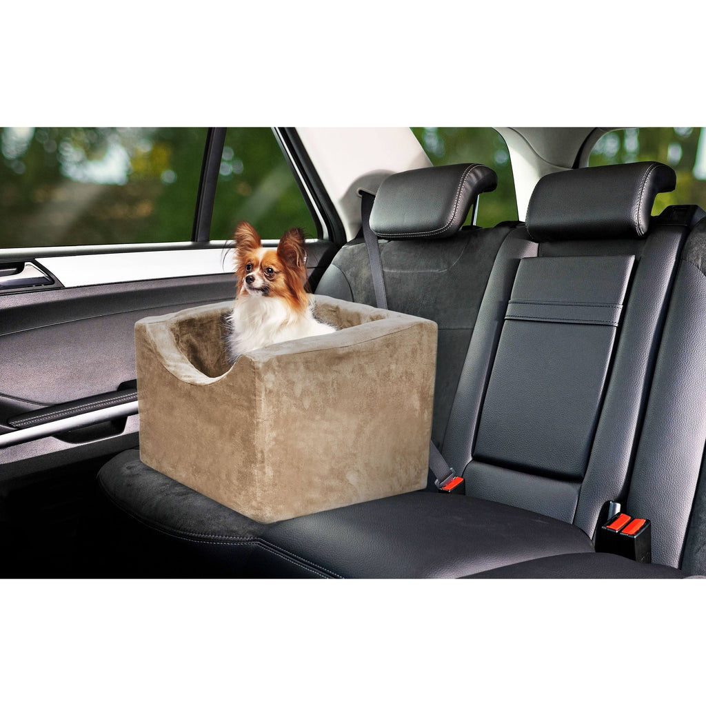 Pink Foam Pet Car Booster Seat U15084