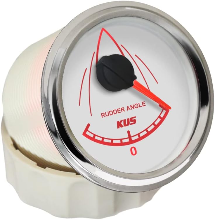 Rudder Angle Indicator Gauge 0-190ohm Signal with Rudder Sensor 52mm T9377