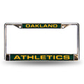 Green and Yellow MLB License Plate Cover Q150