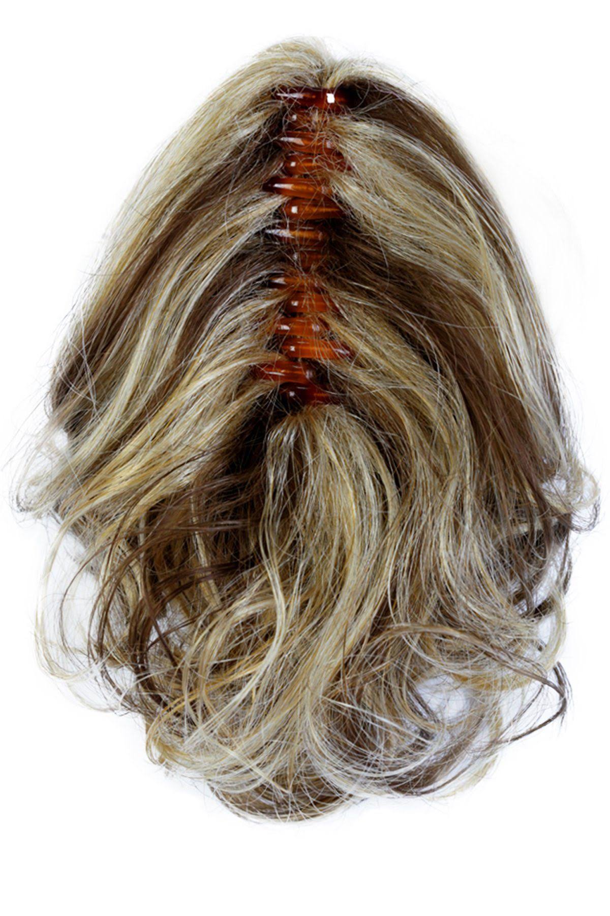 Blonde 9 inch Ponytail Spring Clip W927
