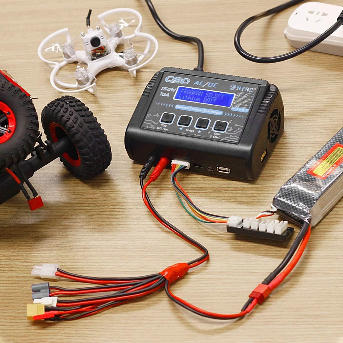 150W 10A 1-6S AC/DC LiPo Battery Balance Charger L544593