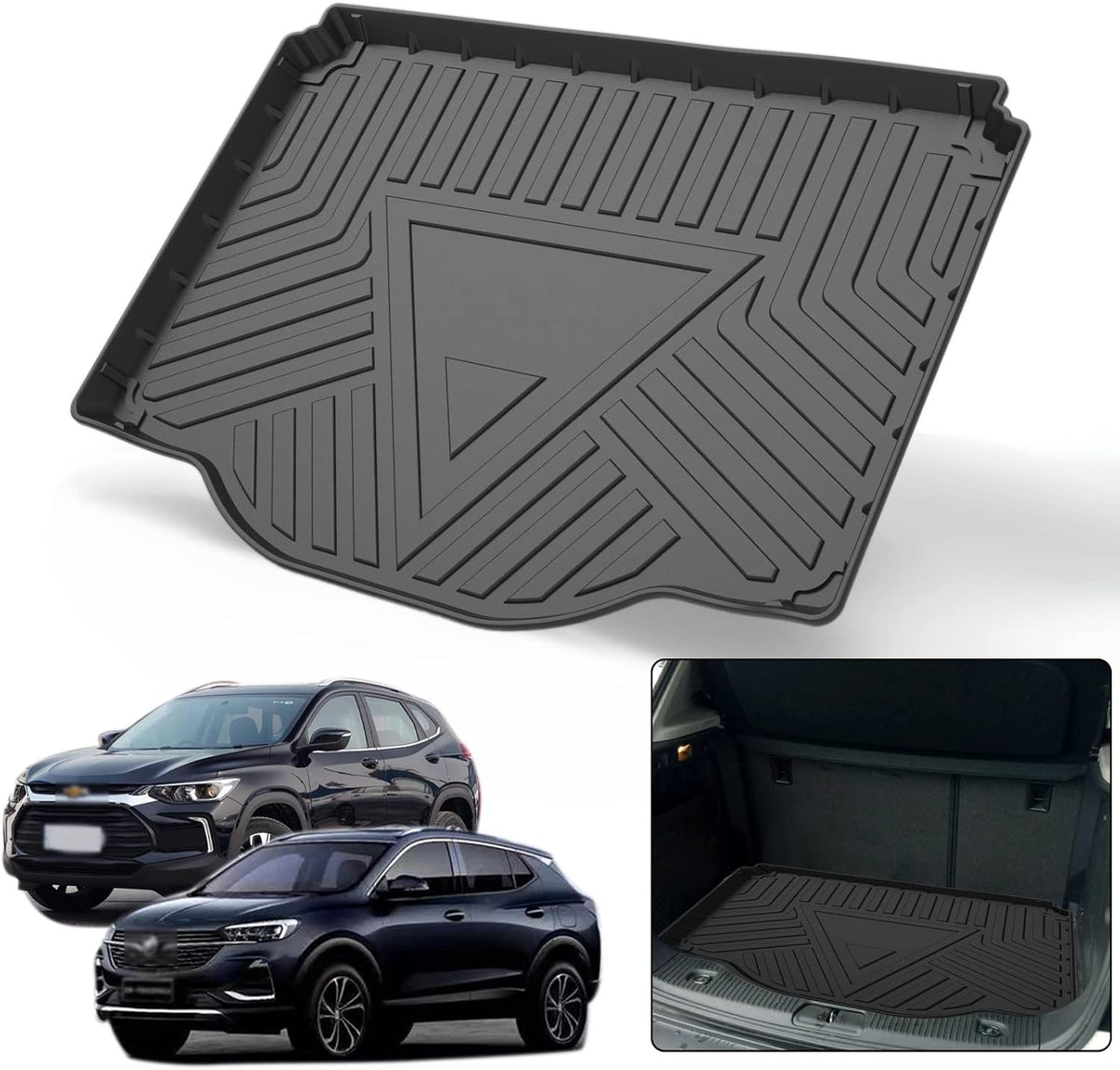 Black TPO All Weather Cargo Liner Trunk Mat N3708