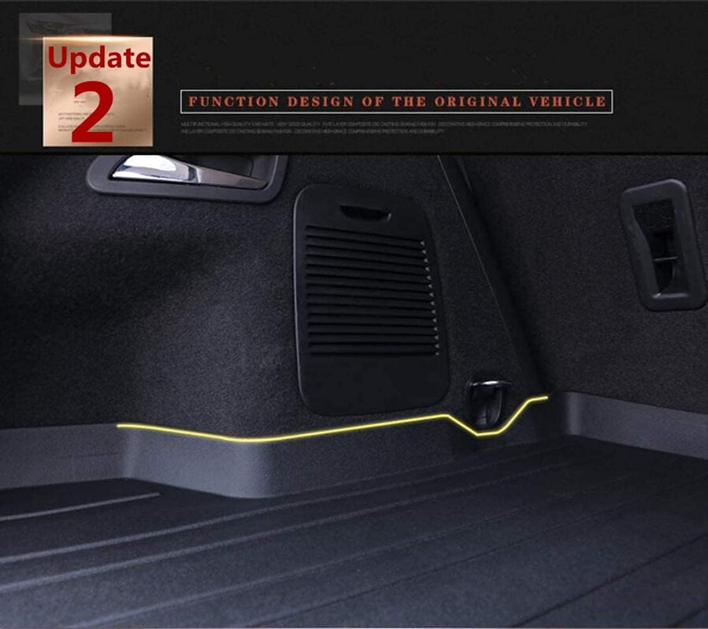 Black TPO Cargo Trunk Tray Floor Mats Protector L2260