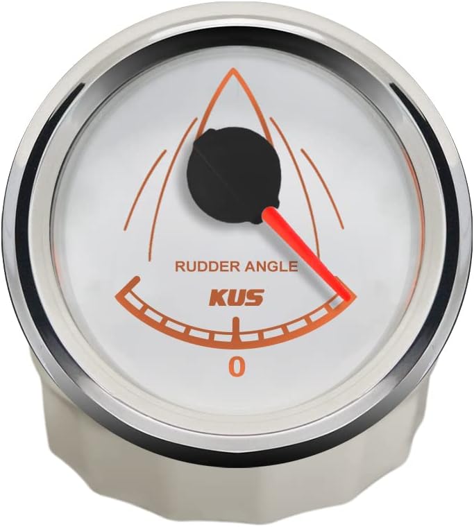 Rudder Angle Indicator Gauge 0-190ohm Signal with Rudder Sensor 52mm T9377