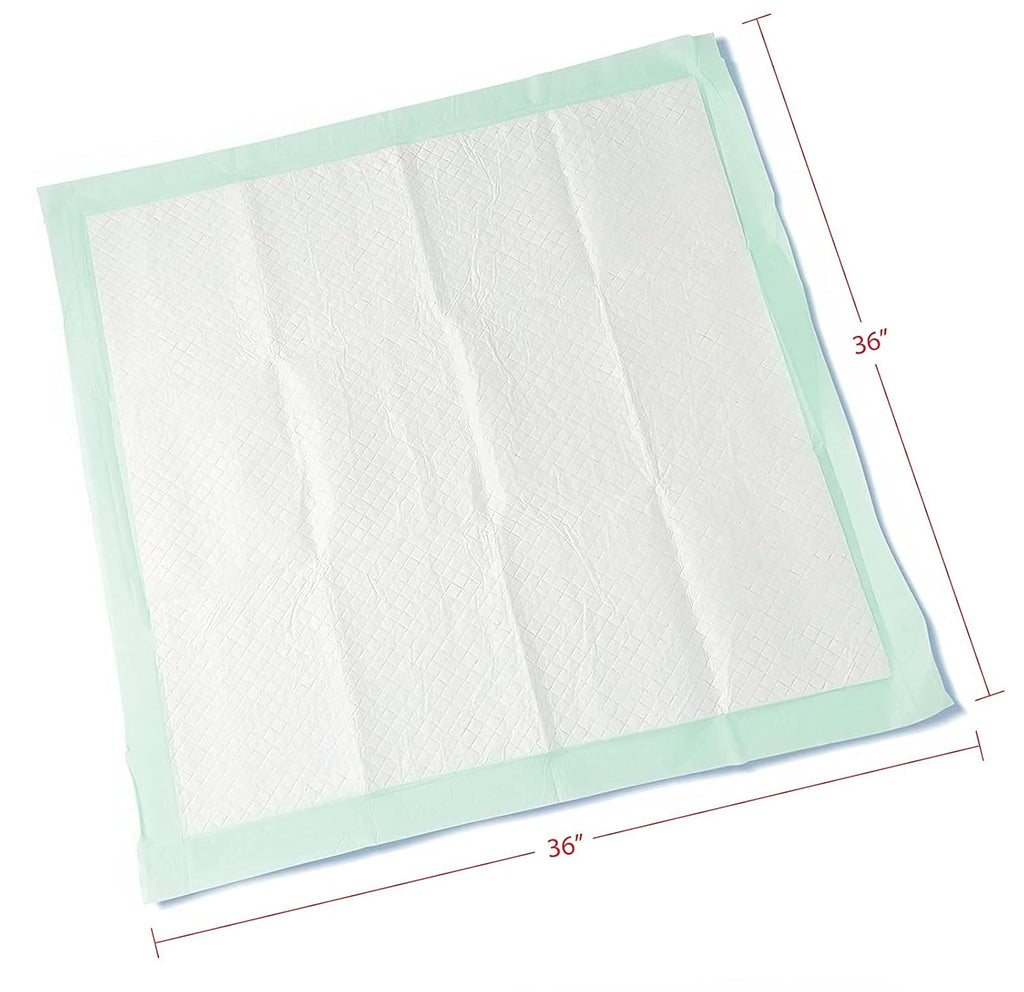 Heavy Absorbency Disposable Bed Pads, 36 x 36 Quilted, 50 Per Case S5739