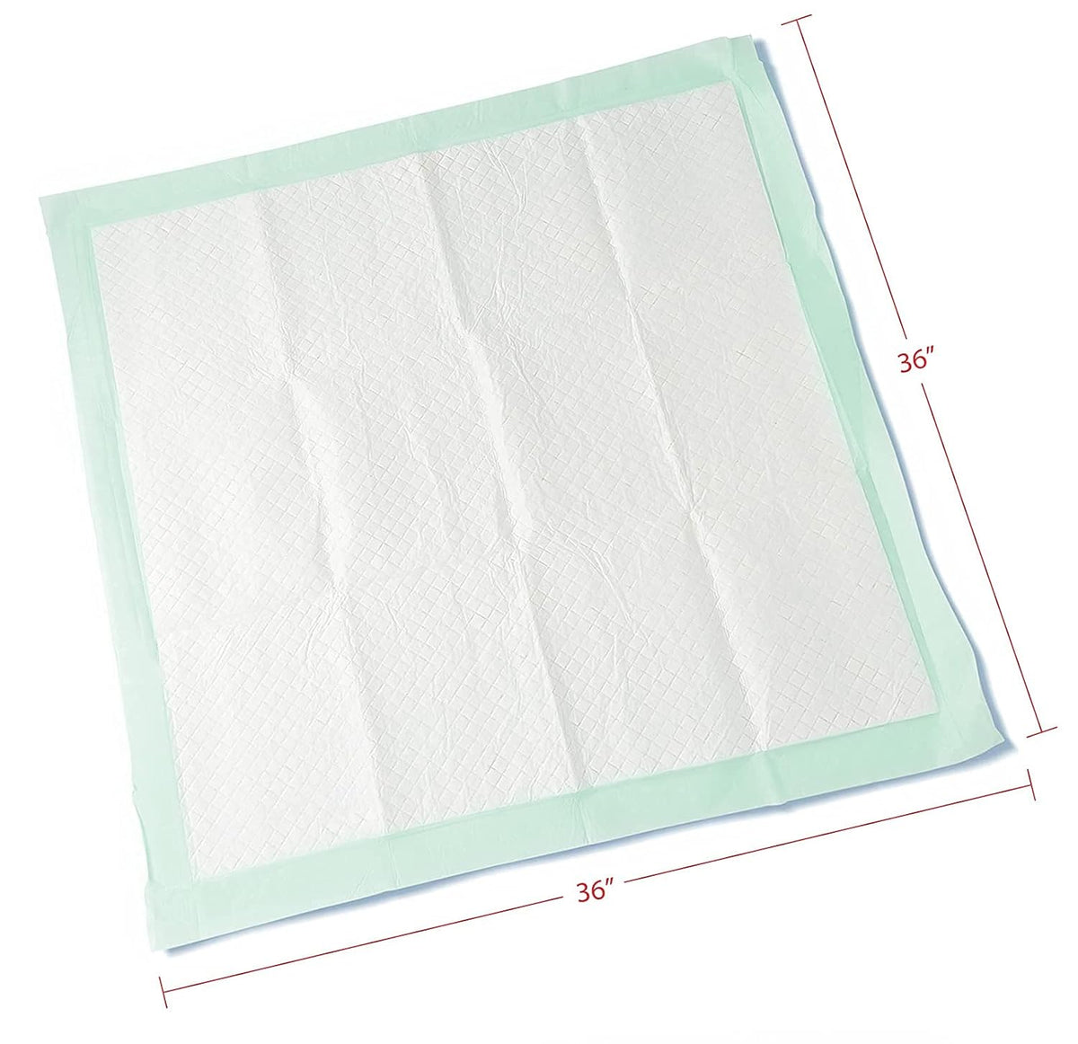 Heavy Absorbency Disposable Bed Pads, 36 x 36 Quilted, 50 Per Case S5739
