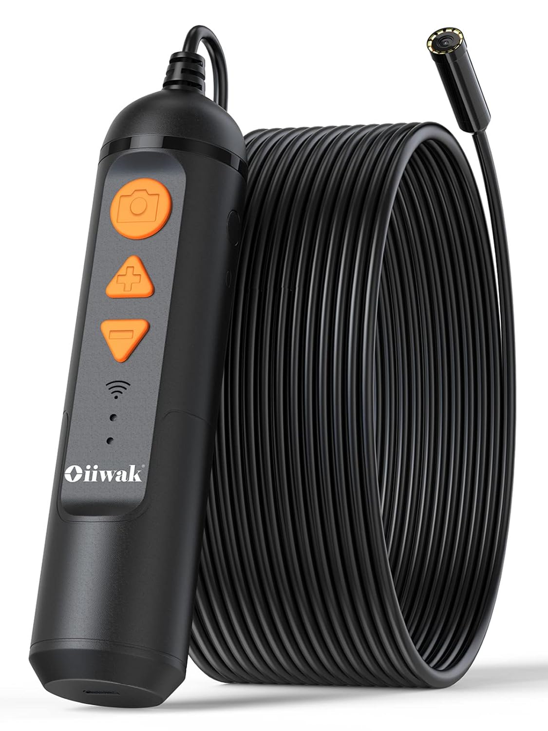 50FT Wireless Endoscope 5MP Auto Focus WiFi Drain Camera with Flashlight F935167
