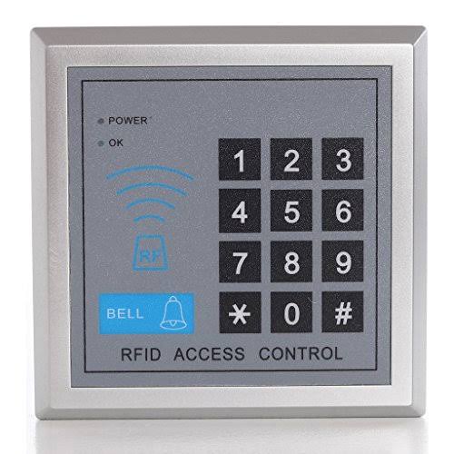 125KHz EM-ID Single Door Access Control Keypad System Kit with Electric Strike Lock Remote Control I93223
