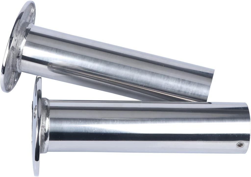 2Pcs Stainless Steel Casting Fishing Rod Holder Flush Mount 90 Degree H336006
