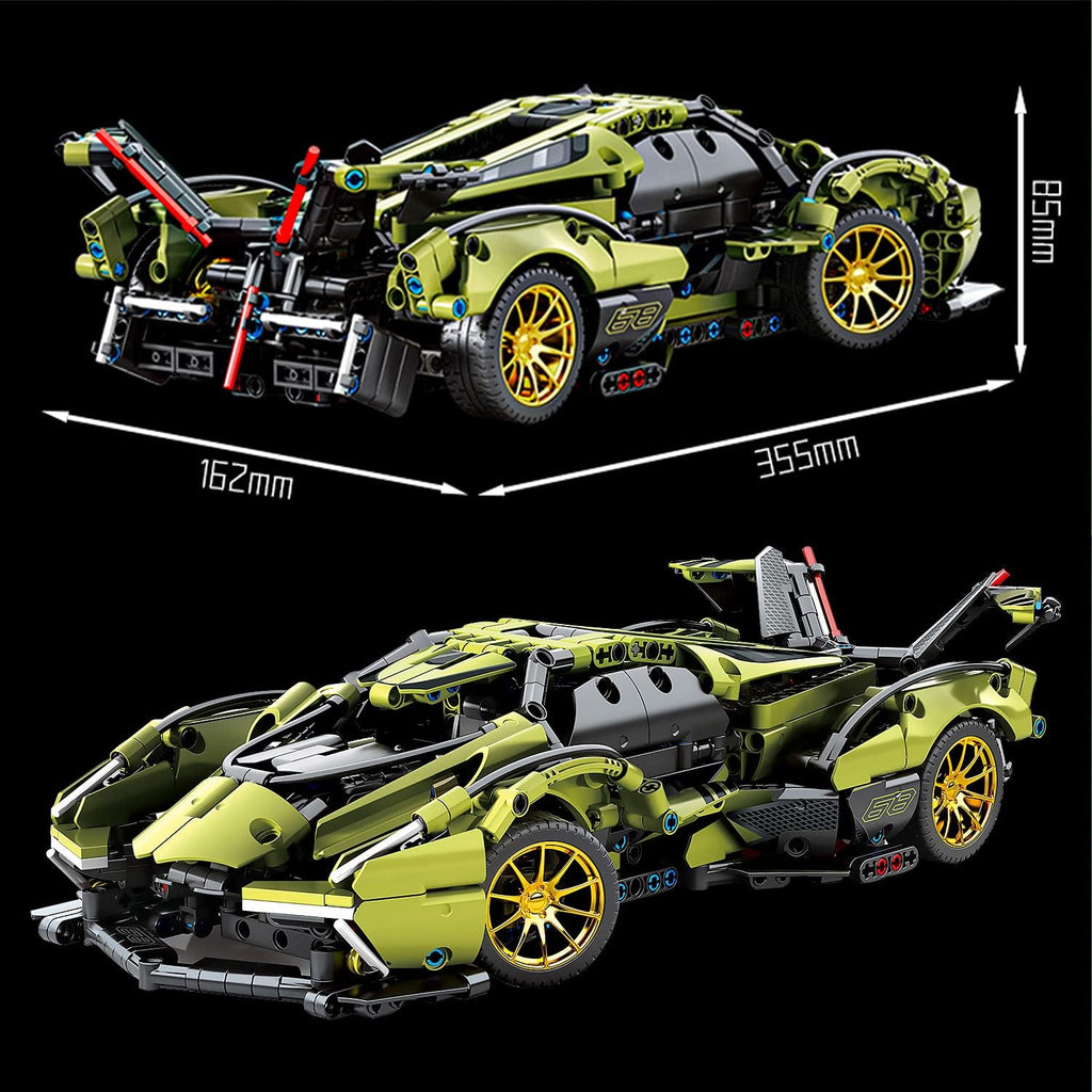1:14 Scale 1039 Pieces Building Blocks Car Model A9546