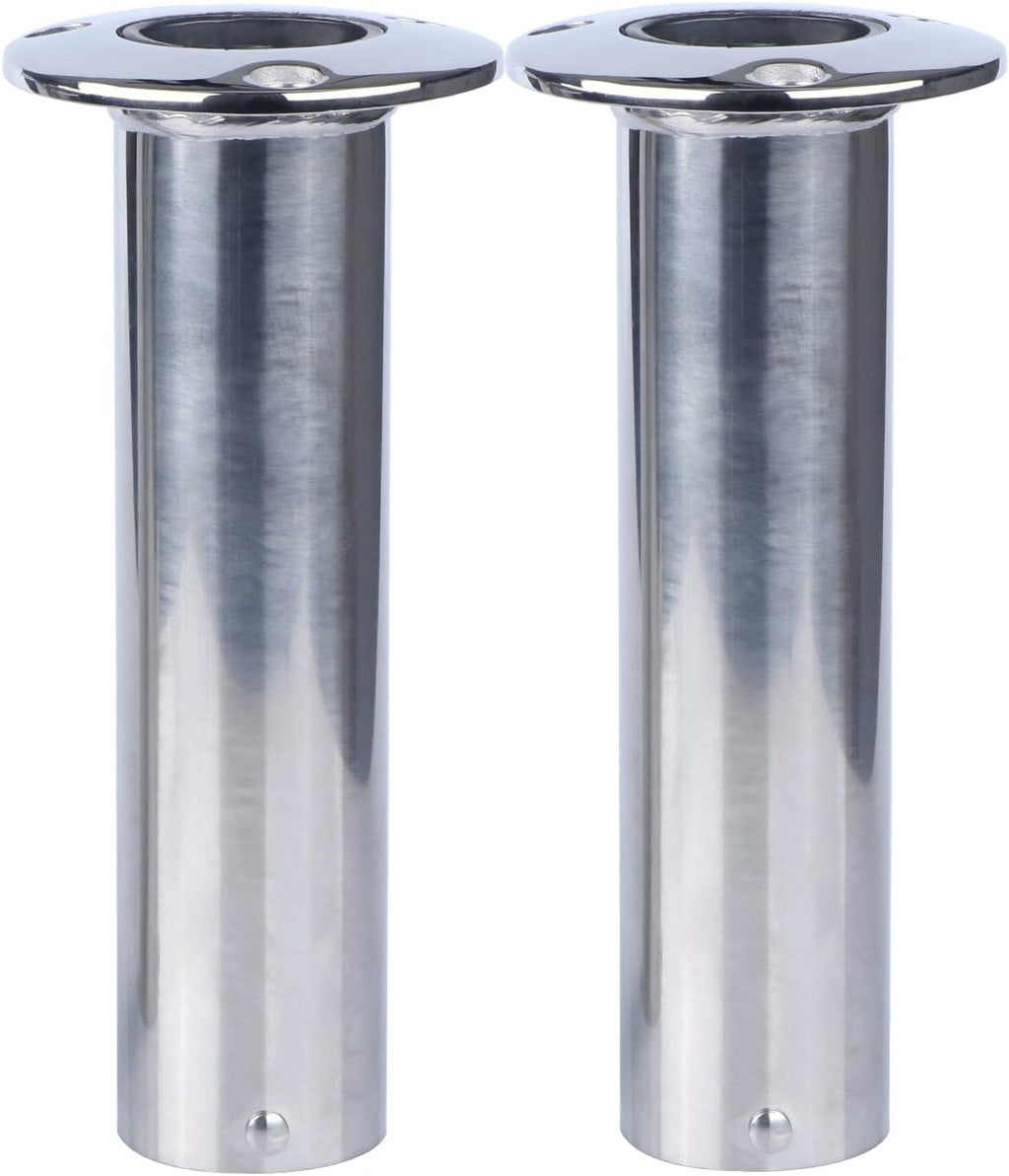2Pcs Stainless Steel Casting Fishing Rod Holder Flush Mount 90 Degree H336006