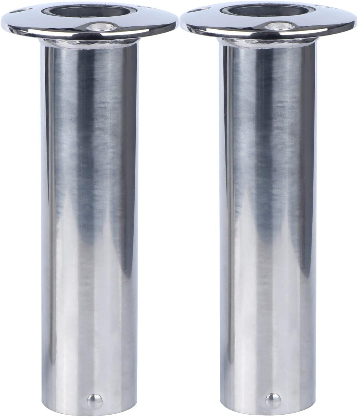 2Pcs Stainless Steel Casting Fishing Rod Holder Flush Mount 90 Degree H336006