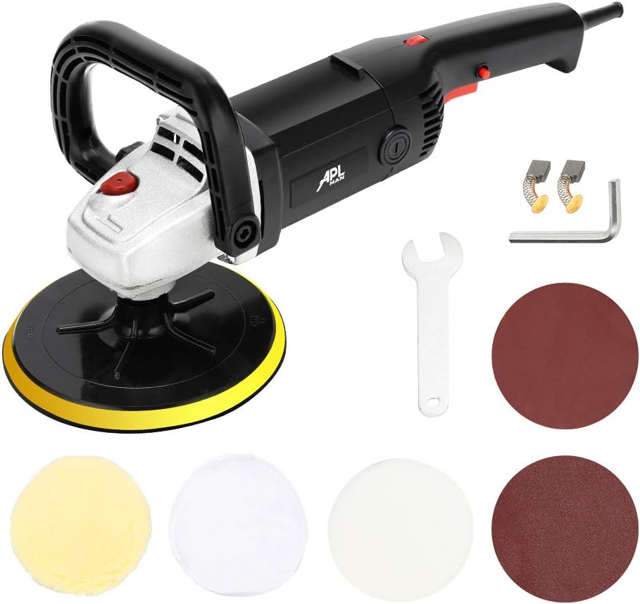7 Inch Buffer Polisher with 5 Polishing Pads F181
