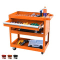 Black 4-Wheel Rolling Tool Cart O12956