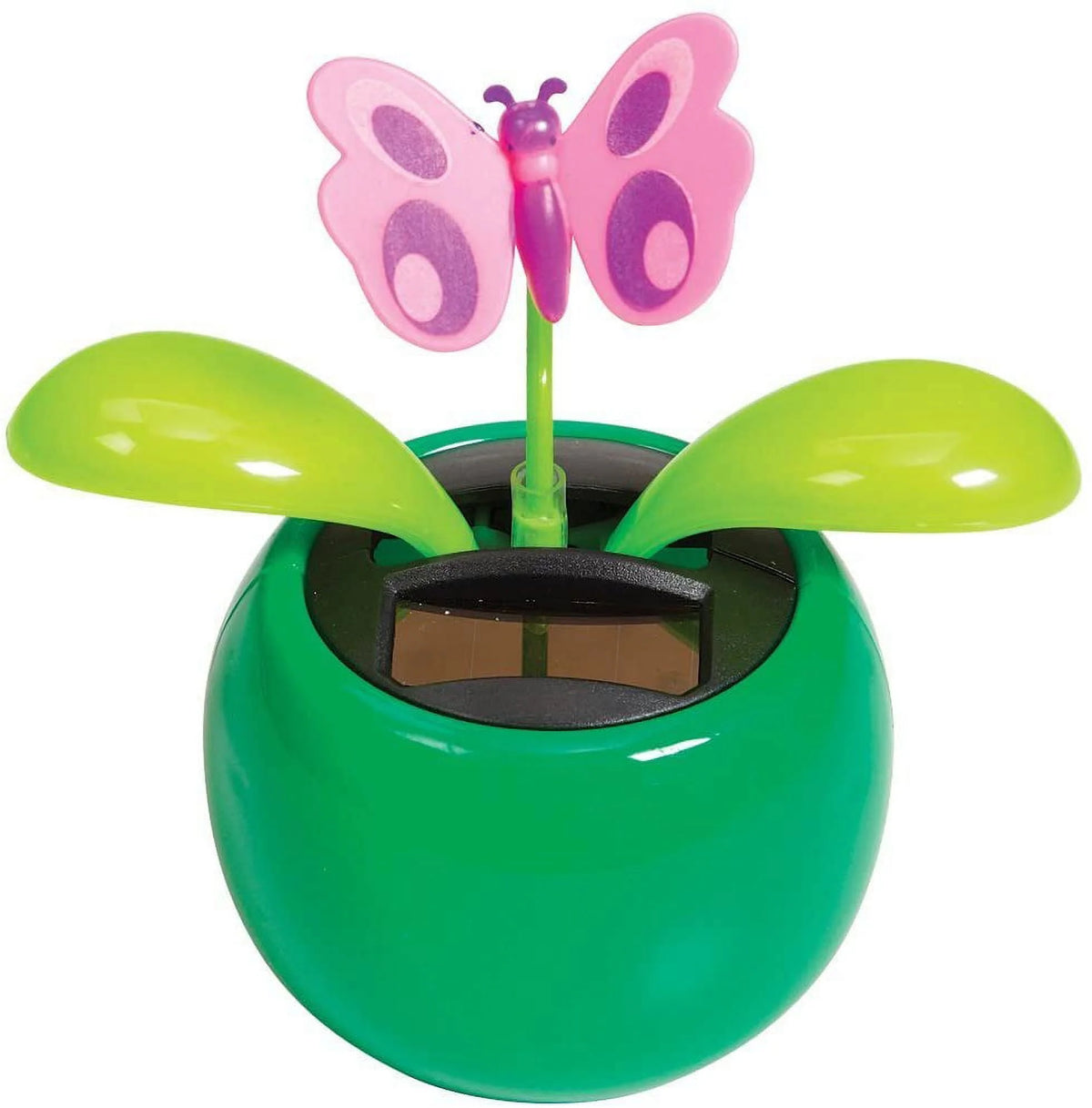 Solar Dancing Flowers and Bugs in Assorted Color Pots, Pack of 4 B52626