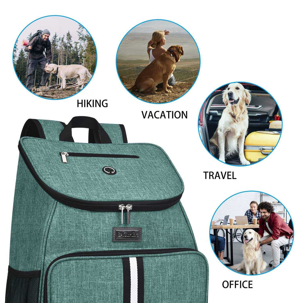 Airline Approved Dog Travel Backpack with 2 Bowls and 2 Food Baskets T841992