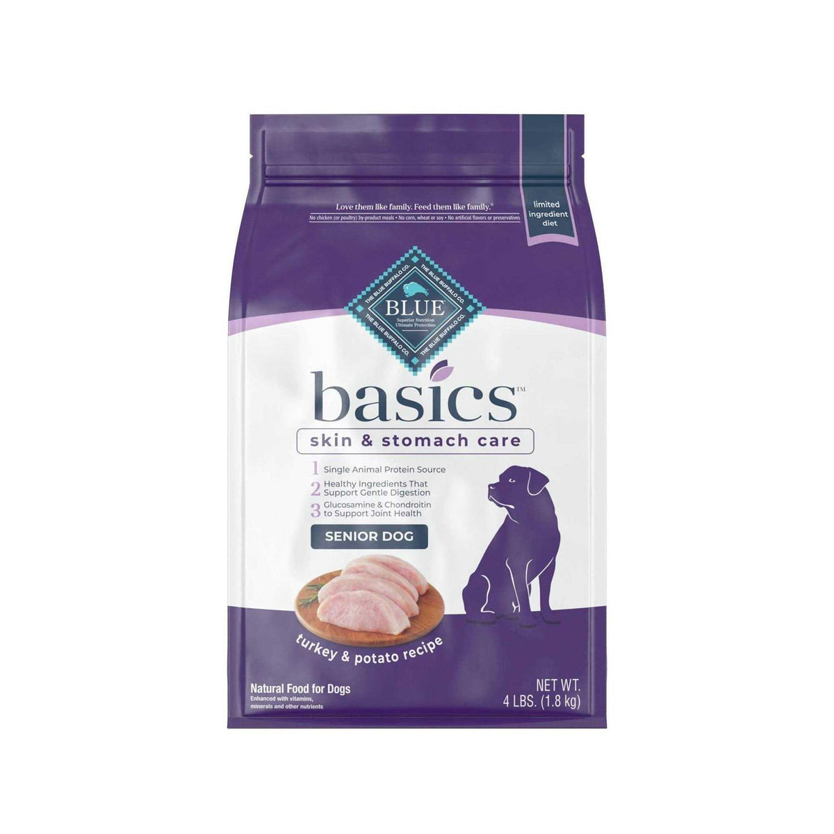 Senior Turkey & Potato Dry Dog Food Z123210