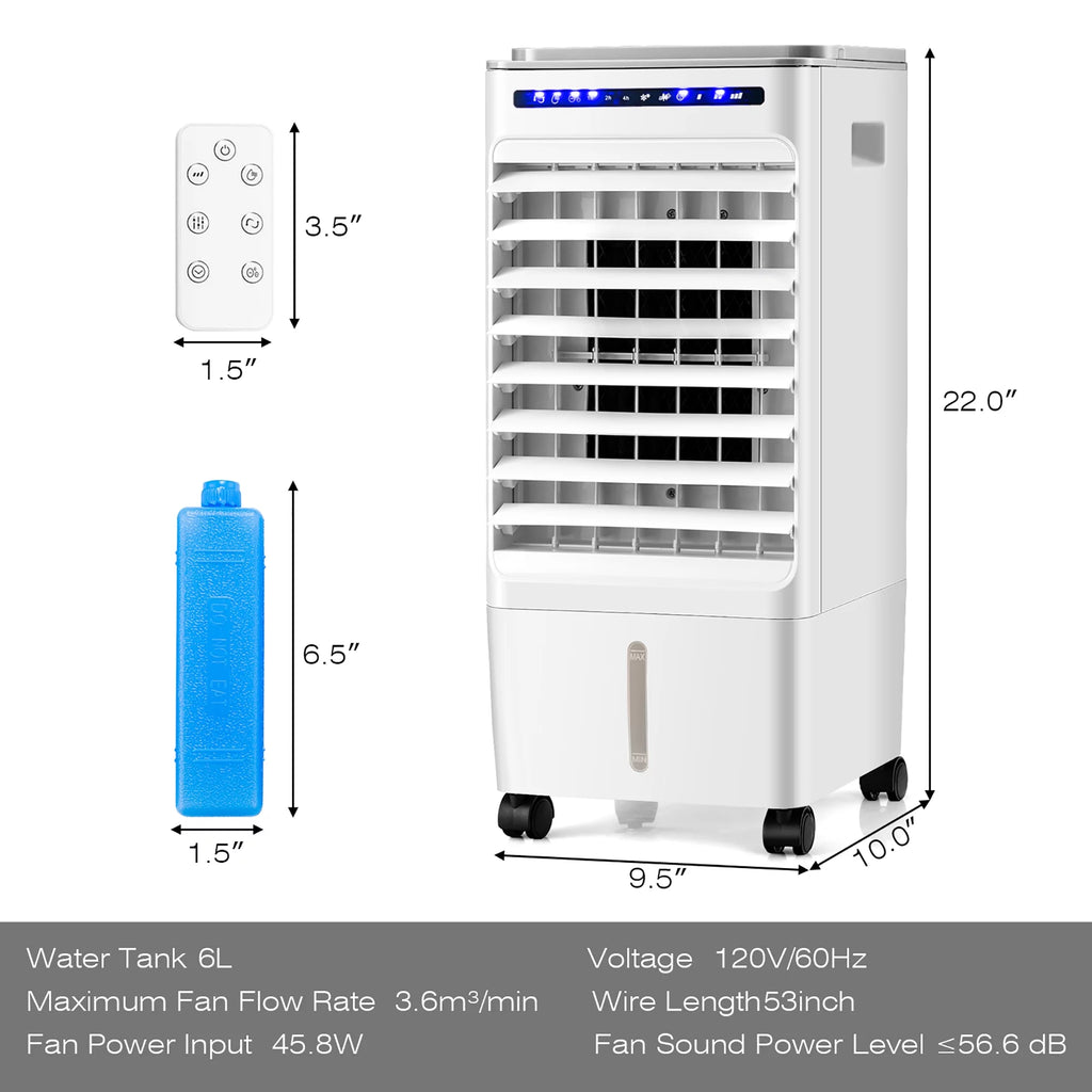 3-in-1 Evaporative Air Cooler Fan Humidifier T868197