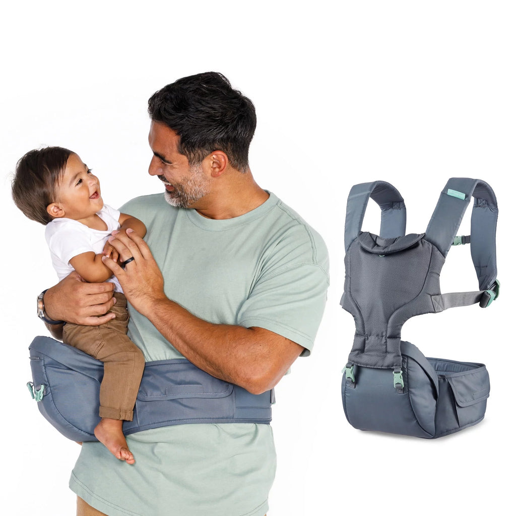 5-in-1 Hip Seat Baby Carrier 12-45 lbs Gray F937
