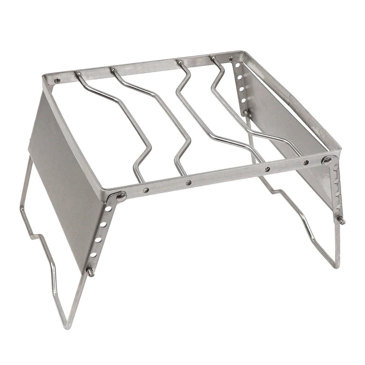Folding Portable Charcoal BBQ Grill Stainless Steel Tabletop X6467