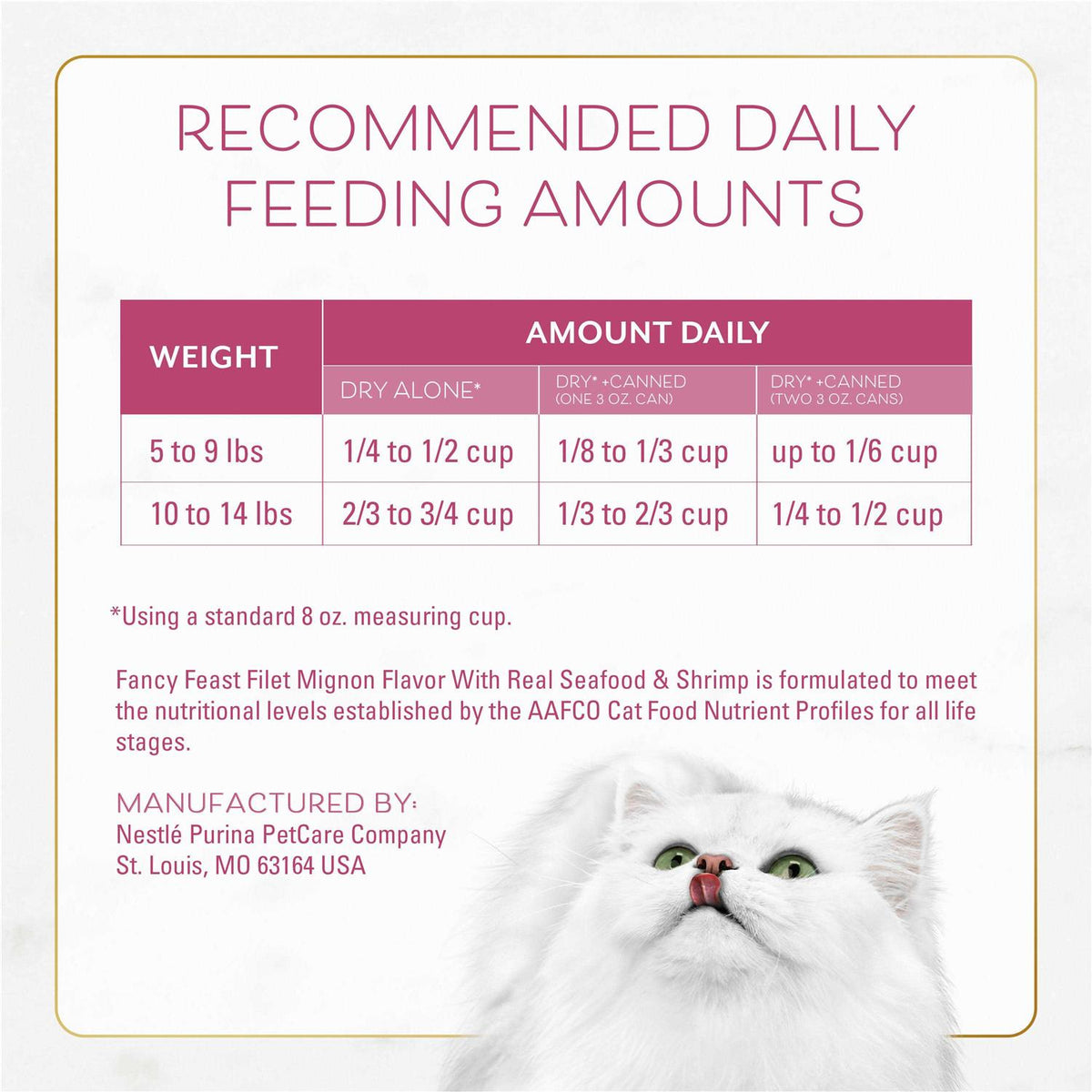 Dry Cat Food Filet Mignon Flavor with Seafood & Shrimp B330