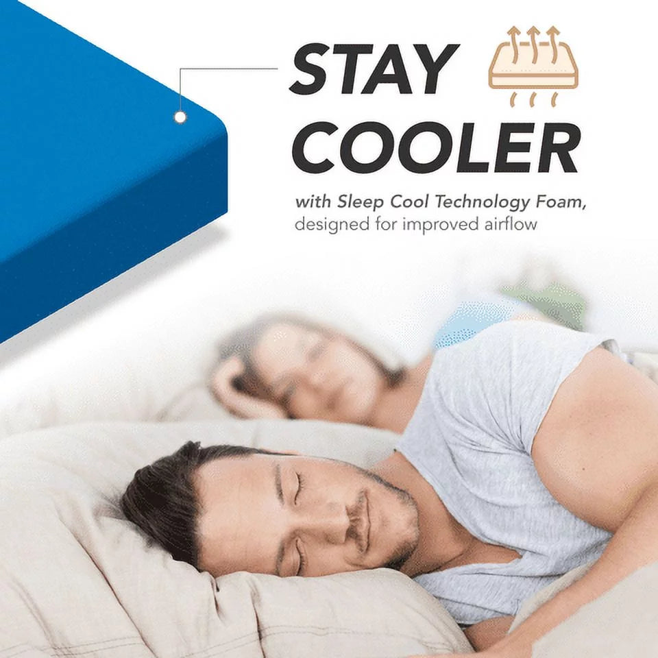 12 Inch Gel Infused Memory Foam Queen Size Mattress B747